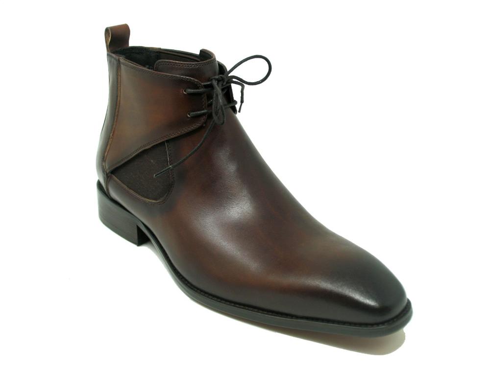 Calfskin Lace-up Chukka Boots