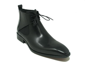 Calfskin Lace-up Chukka Boots